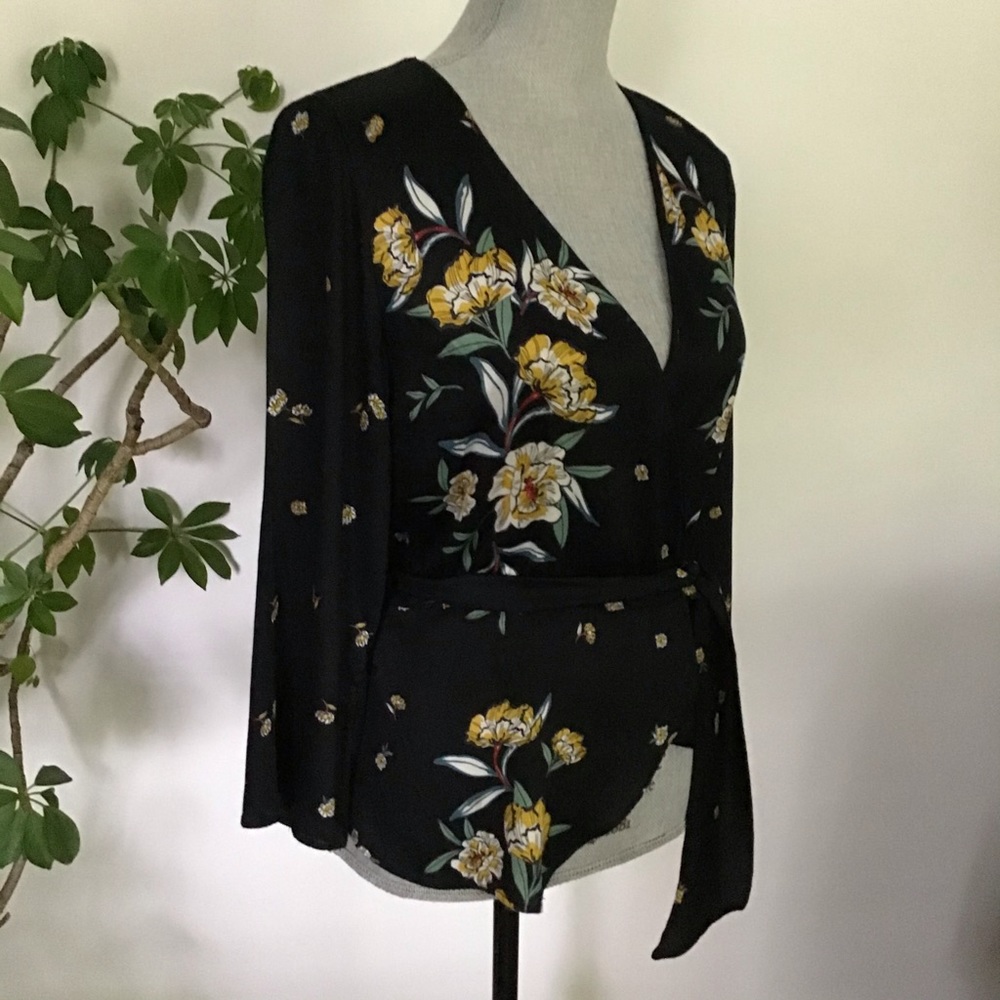 ZARA wrap top